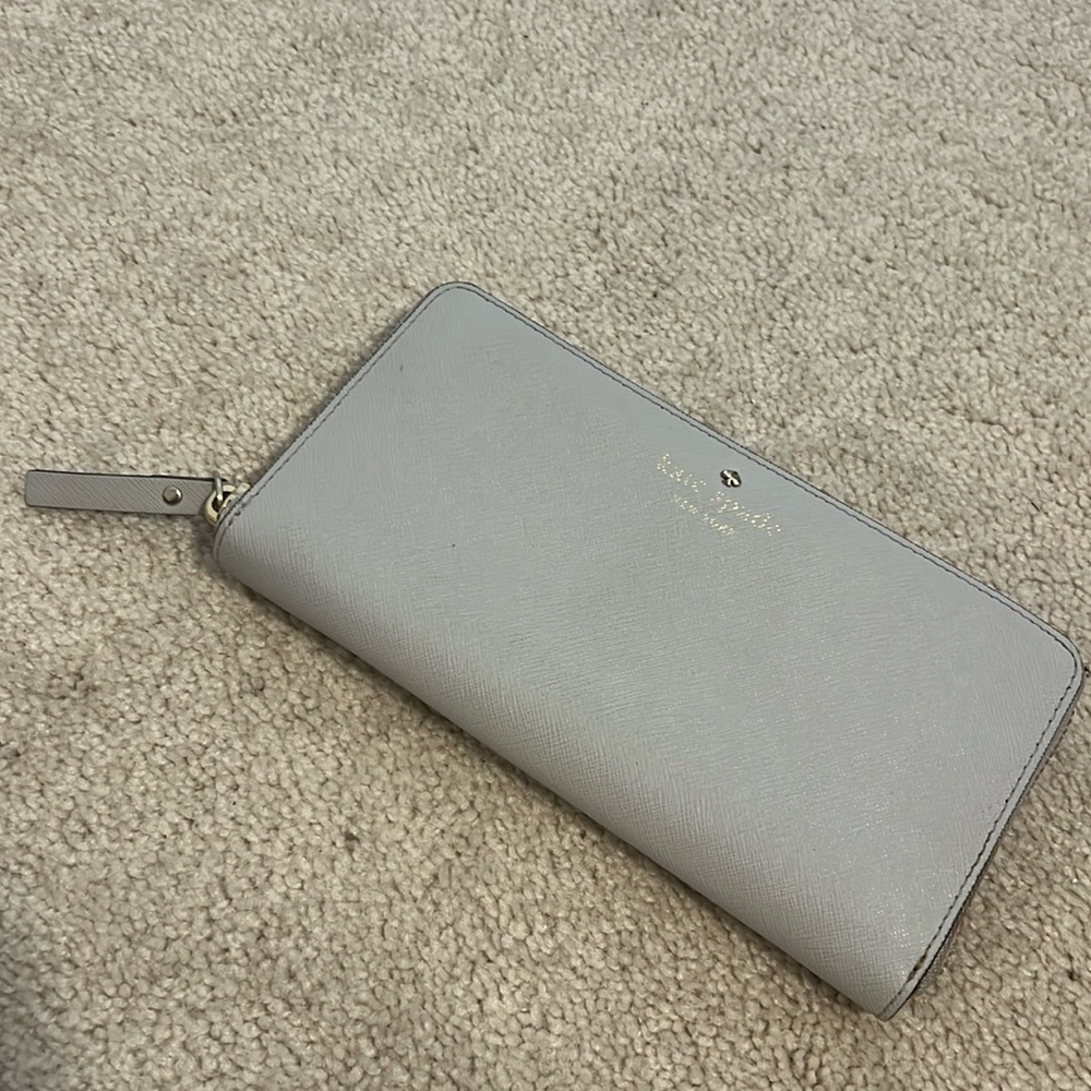 Gently Used Grey Kate Spade Wallet